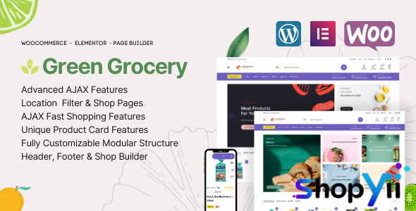 Green Grocery v1.2.2 - Grocery Store Organic Food WordPress Theme