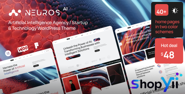Neuros v2.1.3 - AI Agency & Technology WordPress Theme