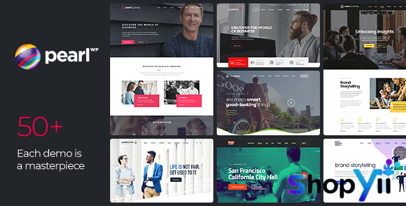 Pearl WP v3.4.9 - Corporate Business WordPress Theme