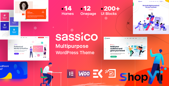 Sassico v3.7.0 - Multipurpose Saas Startup Agency WordPress Theme