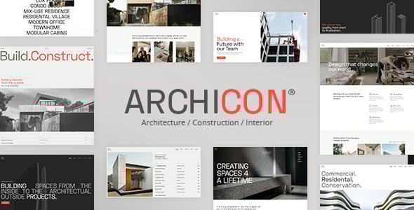 Archicon v1.6.1 - Architecture and Construction Theme