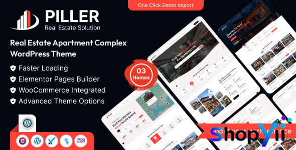 Piller v1.0.0 – Real Estate WordPress Theme
