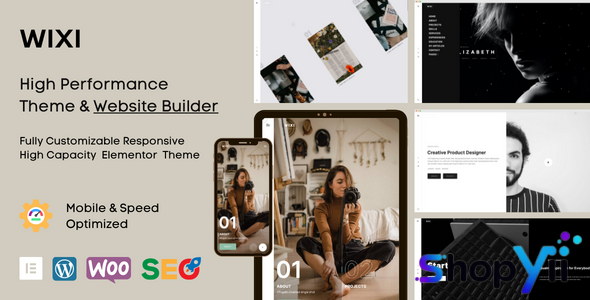 Wixi v1.1.8 - Creative Agency Elementor WordPress Theme