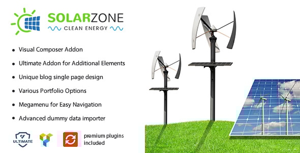 Solar Energy v4.1 - Wind & Power Company WordPress Theme