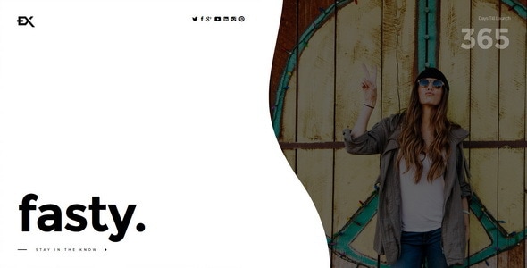 Fasty - Under Construction / Coming Soon Template