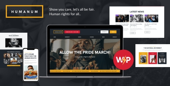 Humanum v1.1.4 - Human Rights WordPress Theme