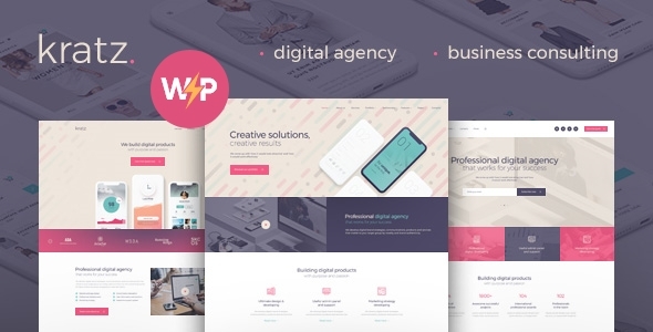 Kratz v1.0.12 - Digital Agency Marketing and SEO WordPress Theme
