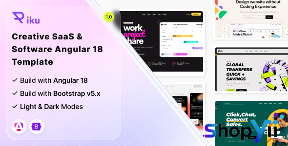 Piku - Creative Saas & Software Angular Template