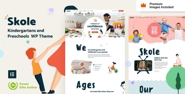 Skole v30 - School Kindergarten WordPress Elementor