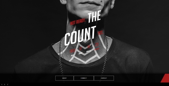 The Count - Responsive Coming Soon Page