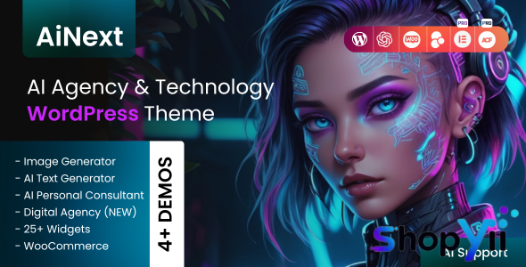 AiNext v1.4 - AI Agency & Startup WordPress Theme
