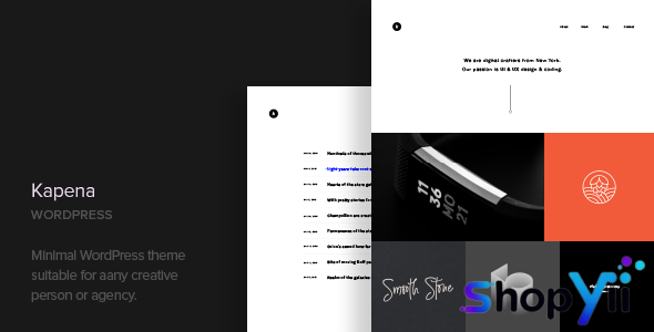 Kapena v1.3 - Minimal Portfolio WordPress Theme