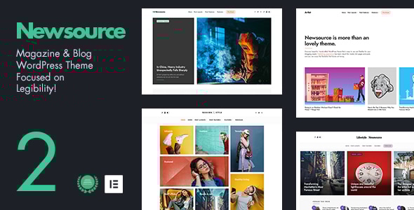 Newsource v2.1 - Multi-Concept Blog Magazine