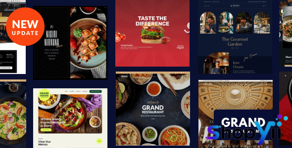 Grand Restaurant v7.0.7 - Restaurant Cafe Theme