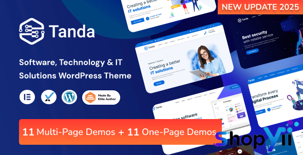 Tanda v1.5 - IT Solutions WordPress
