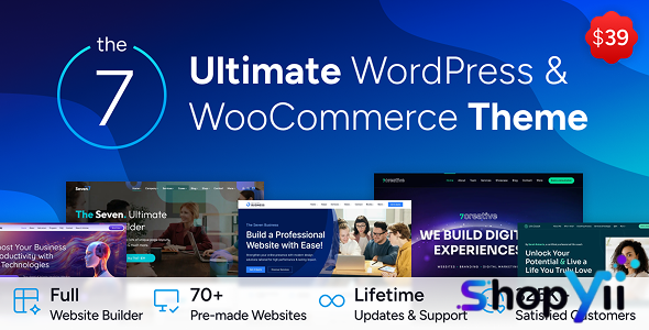 The7 v12.7.1 - Website and eCommerce Builder for WordPress