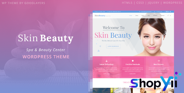 Skin Beauty v1.3.9 - Beauty | Spa | Salon WordPress Theme