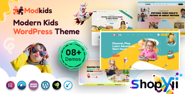 Modkids v1.0.1 - Modern Kids WordPress Theme