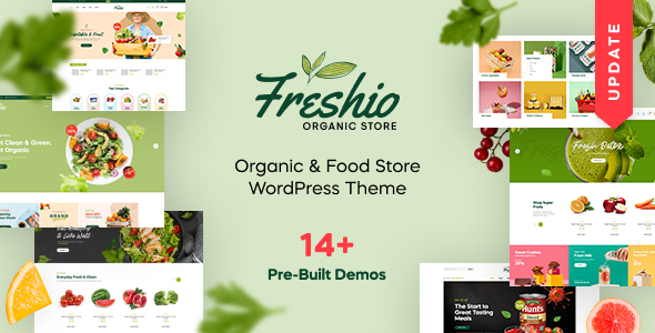 Freshio v2.4.1 - Organic & Food Store WordPress Theme