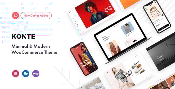 Konte v2.4.4 - Minimal & Modern WooCommerce Theme