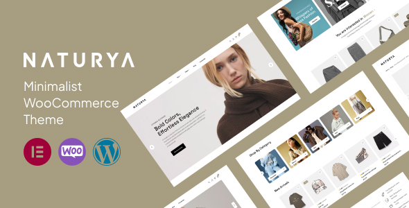 Naturya v1.0.4 - Minimalist WooCommerce WordPress Theme