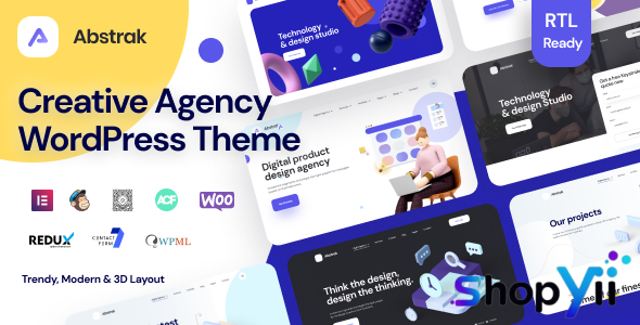 Abstrak v1.5.3 - Creative Agency Theme