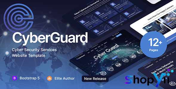 CyberGuard - Cyber Security Services HTML Template
