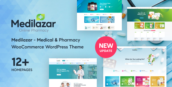Medilazar v1.3.0 - Pharmacy Medical WooCommerce WordPress Theme