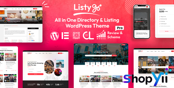 Listygo v1.5.1 – Directory & Listing WordPress Theme