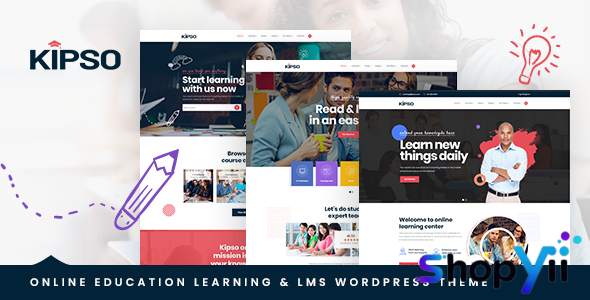 Kipso v1.3.5 - Education LMS WordPress Theme