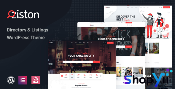 Ziston v1.4.4 - Directory Listing WordPress Theme