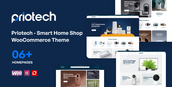 Priotech v1.0.26 - Smart Home Shop WooCommerce Theme