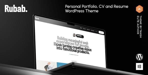 Rubab v1.0.1 - Personal Portfolio WordPress Theme