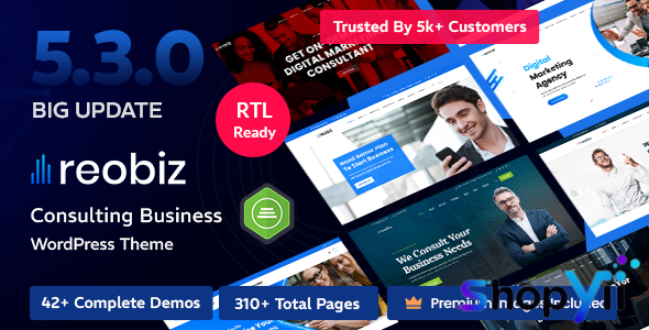 Reobiz v5.3.0 - Consulting Business WordPress Theme