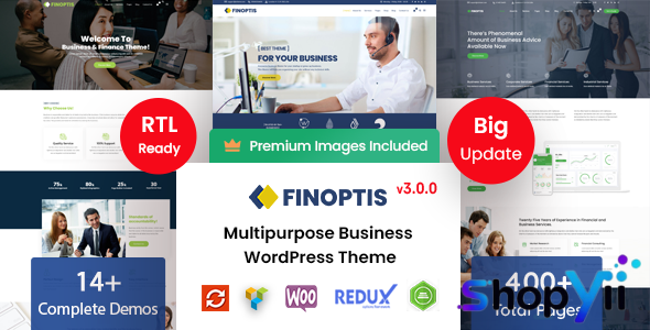 Finoptis v2.7.0 - Multipurpose Business WordPress Theme