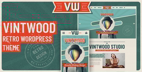 VintWood v1.1.7 - a Vintage, Retro WordPress Theme