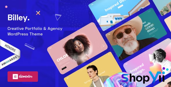 Billey v2.1.6 - Creative Portfolio & Agency WordPress Theme