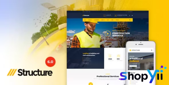 Structure v7.4.2 - Construction WordPress Theme