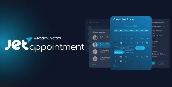 JetAppointment 2.2.1 – WordPress Appointment Plugin for Elementor