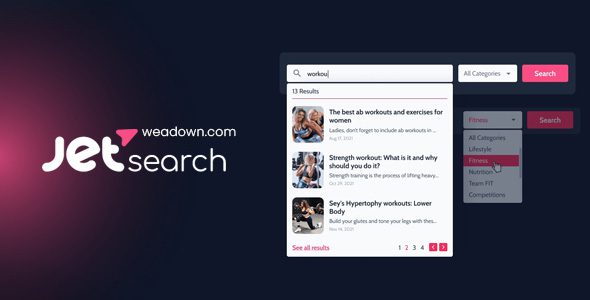 JetSearch 3.5.12 – WordPress Search Plugin for Elementor, Gutenberg, and Bricks
