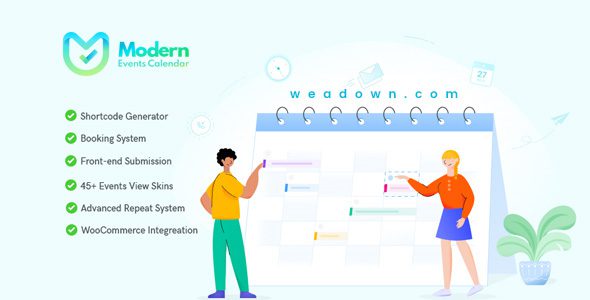 Modern Events Calendar Pro 7.25.0 + Addons