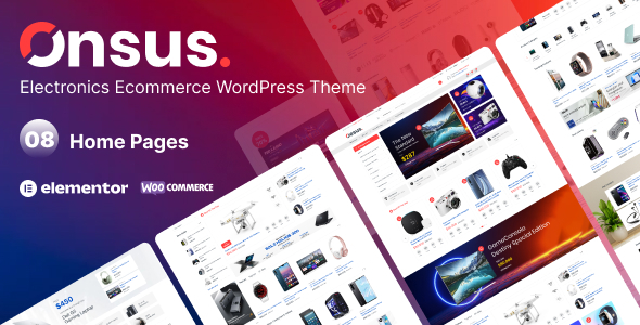 Onsus v1.0.8 - Electronics E-commerce WordPress Theme
