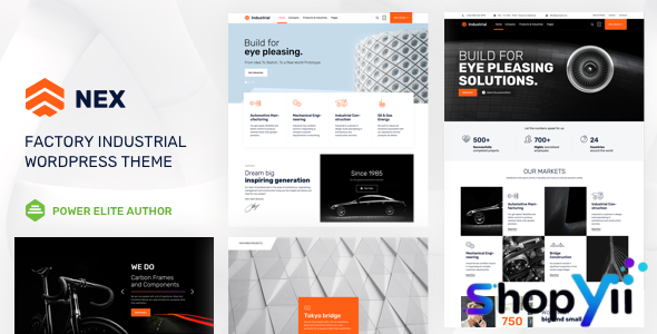 Nex v33 - Factory & Industrial WordPress