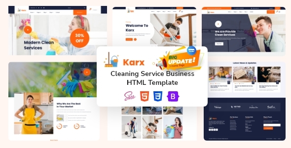 Karx - Cleaning Service Template
