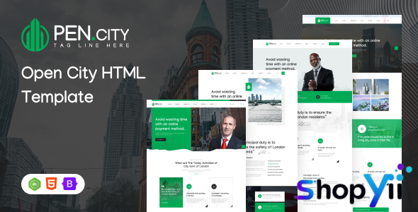 OpenCity - Political and Government HTML Template