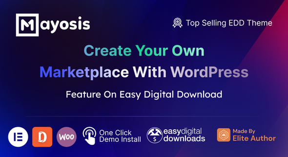 Mayosis v5.4.6 - Digital Marketplace WordPress Theme