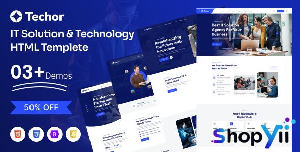 Techor - IT Solution & Technology HTML Templete