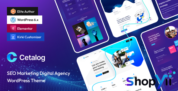 Cetalog v1.0.7 - Marketing & SEO Agency WordPress Theme