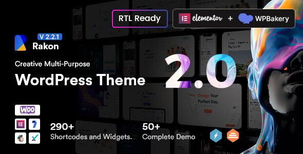 Rakon v2.2.8 - Creative Multi-Purpose WordPress Theme