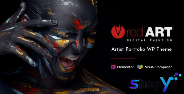 Red Art v4.0 - Artist Portfolio